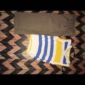 Little Boys Size 5/6 Dress Pants and Vest Set